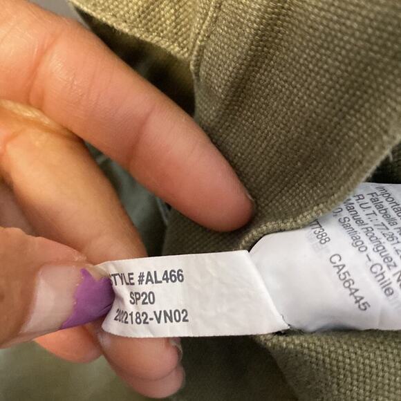 J. Crew Chino Olive Green high waisted ankle length business casual career ware - Picture 8 of 8